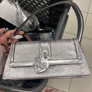 Juicy couture silver shoulder bag NWT